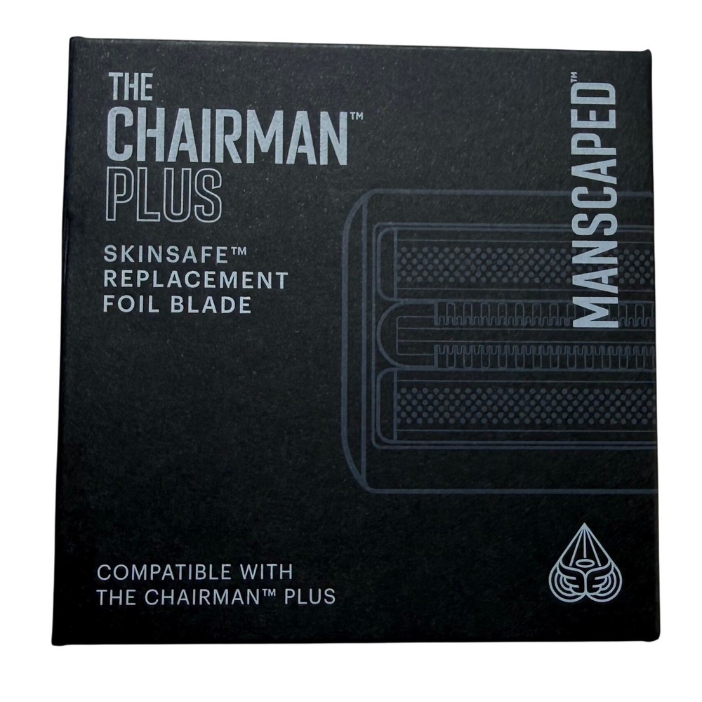 Manscaped Chairman Plus SkinSafe Replacement Foil Blade Head Shaver New